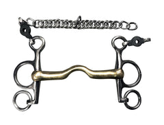 Small cheek Pelham curb bit