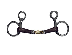 French mouth Baucher Leather Covered bit