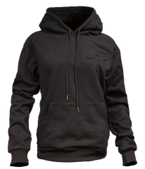 Emboss Hoodies: Black