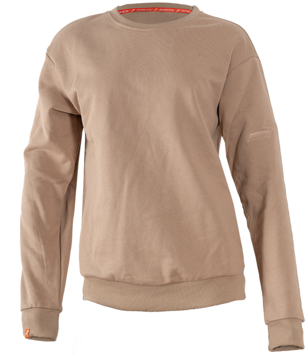 Emboss Crewneck: Sahara
