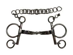 French mouth small cheek flat reclining Pelham bit