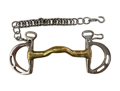 Goyo Aga curb bit with forward tilted port