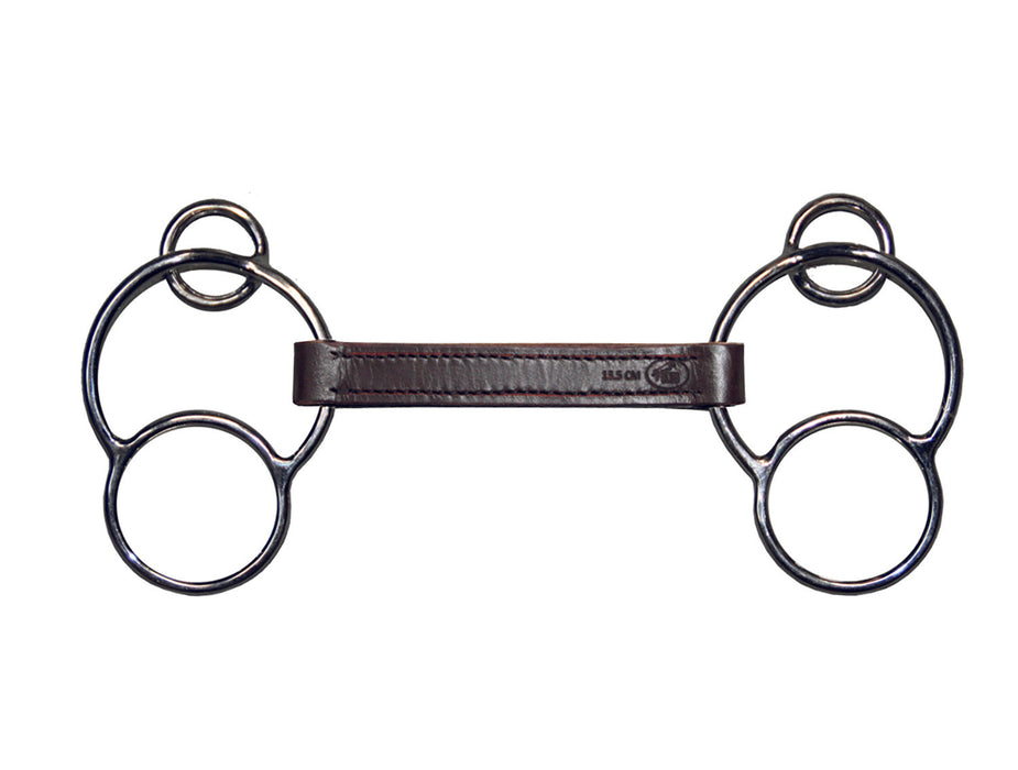 Leather German 3 ring bit