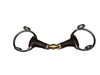 French mouth Leather Covered Gag bit