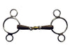French mouth 3 ring Leather Covered bit