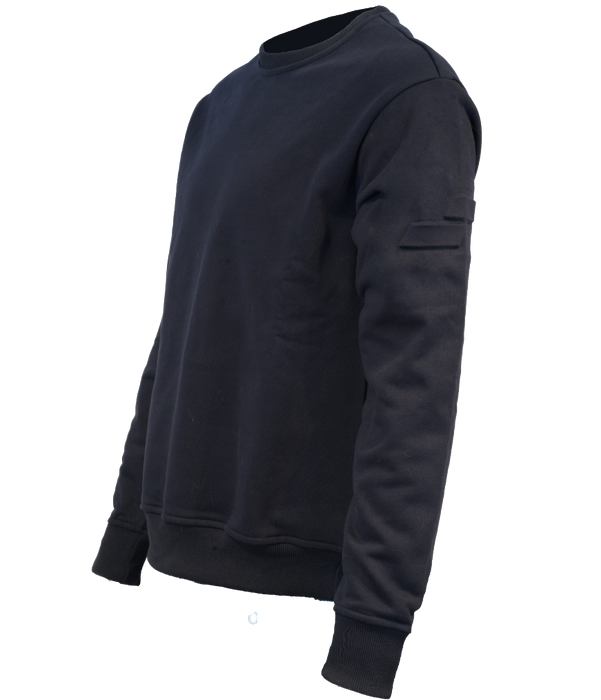 Emboss Crewneck: Navy