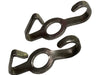 Curb chain hooks