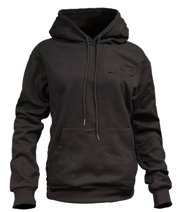 Emboss Hoodies: Black