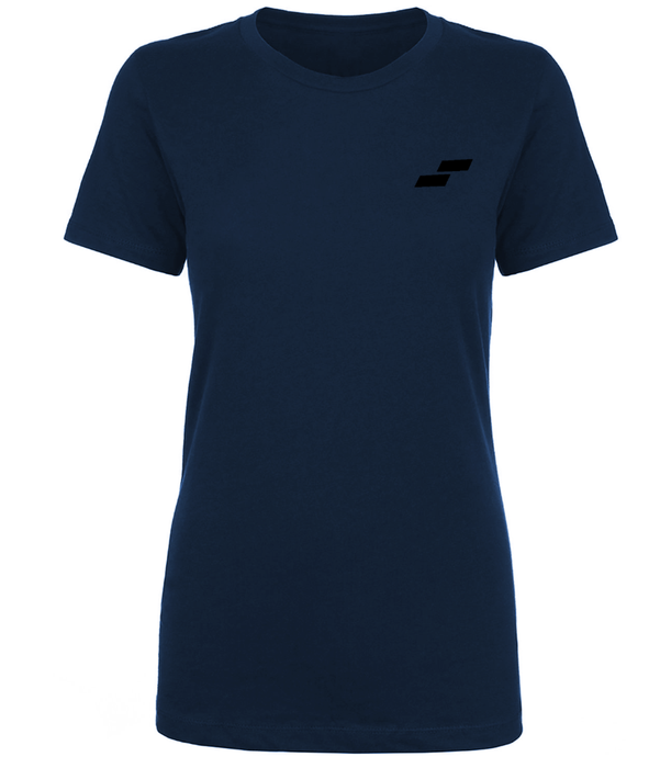 Women's Logo Tee: Navy